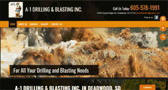 Desktop Screenshot of a-1drillingandblasting.net